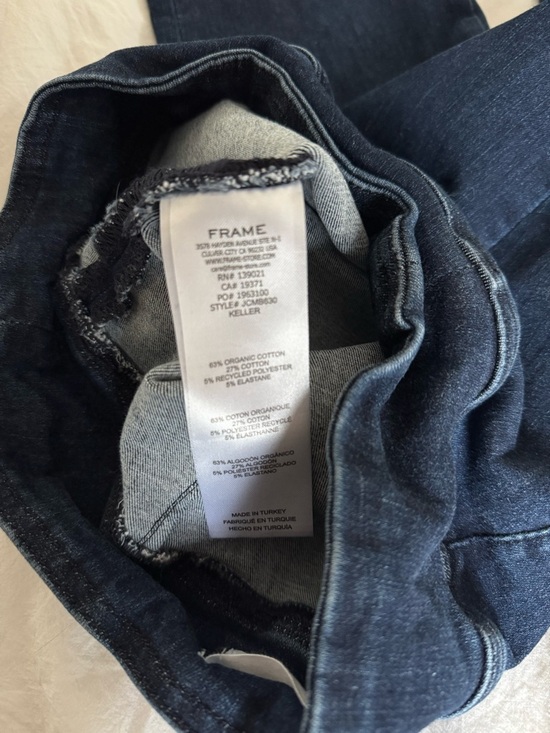 Frame Jetset Crop Mini Boot Jean - Picture 5 of 7